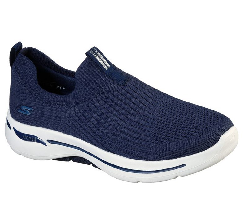 Skechers Dam Marinblå Slip On - Gowalk Arch Fit - Iconic - Sverige (BJAPV-0624)